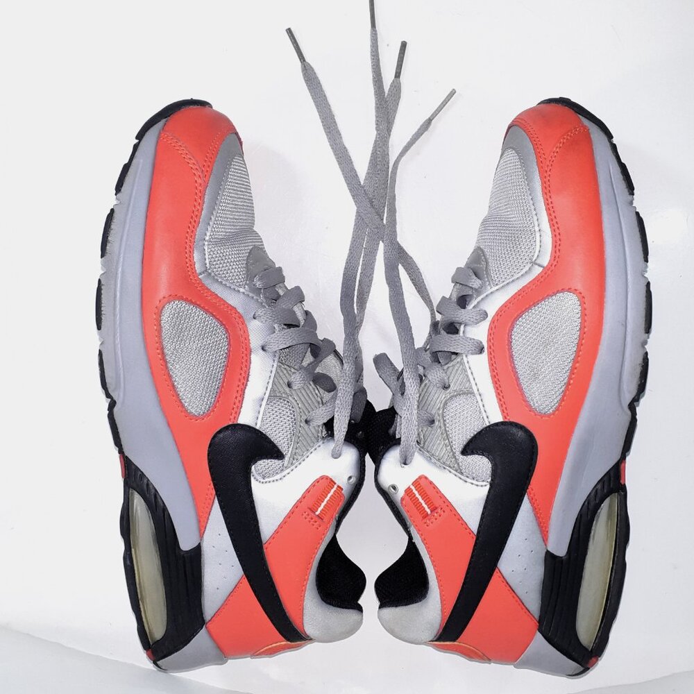 Nike Air Max Go Strong 418115-008 [Orange Gray Shoes Size 9.5]
